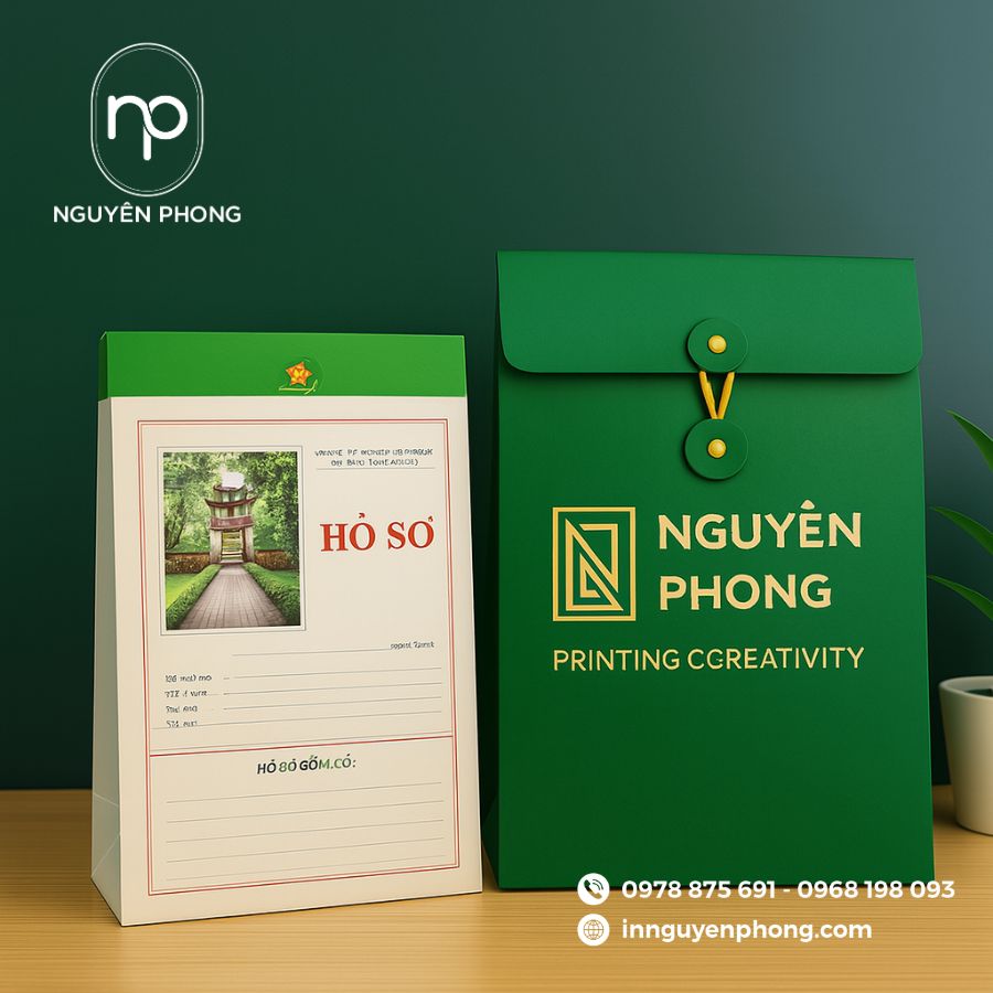 In Túi Giấy Đựng Tài Liệu Chuyên Nghiệp, Nâng Tầm Thương Hiệu